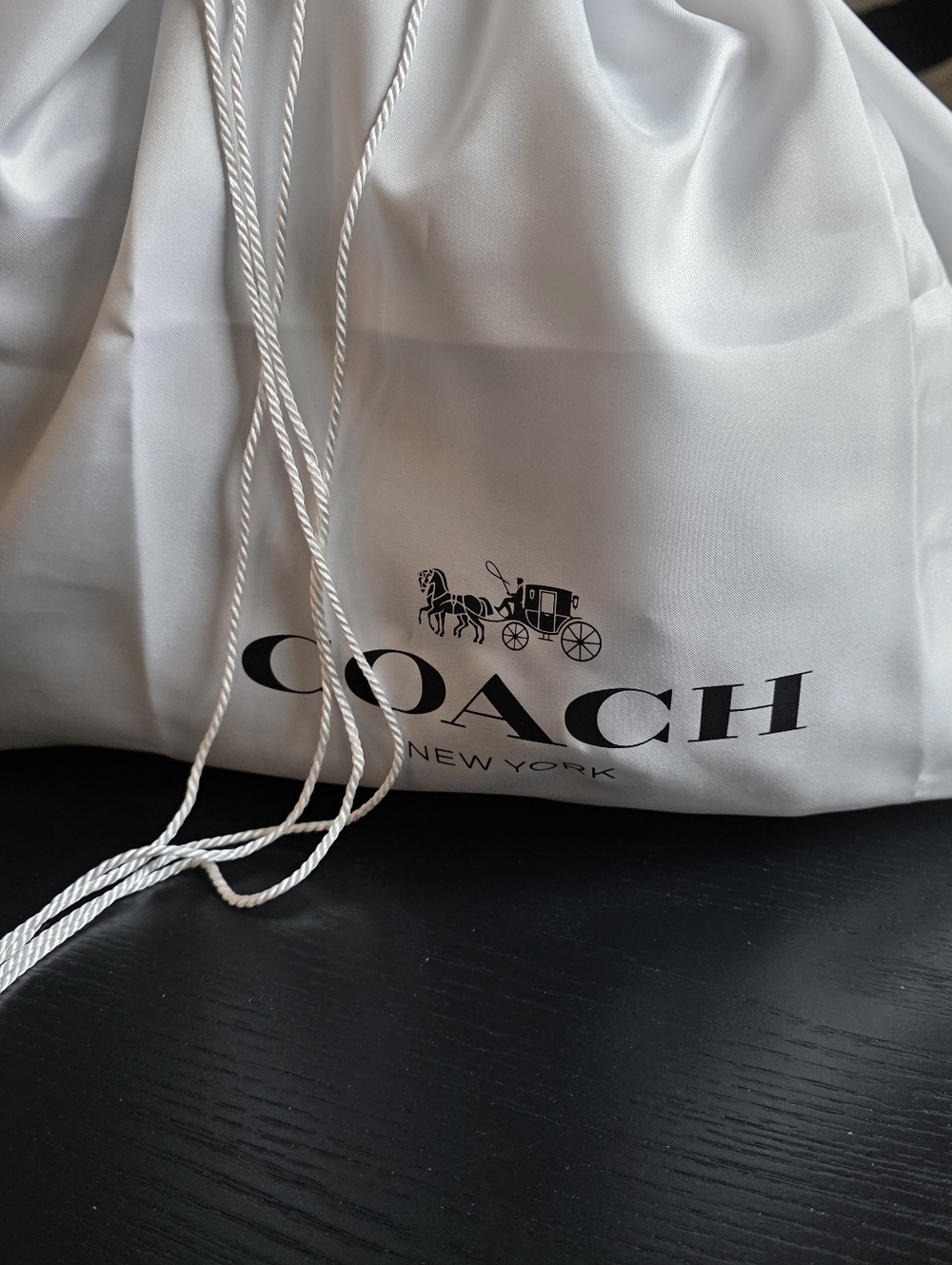 Coach Ace Satchel Black NWOT - Picture 7 of 8